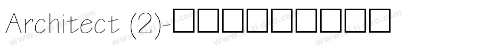 Architect (2)字体转换